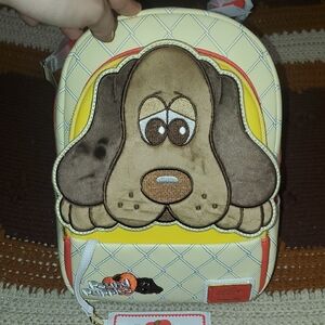 Cream and Brown Dog Backpack